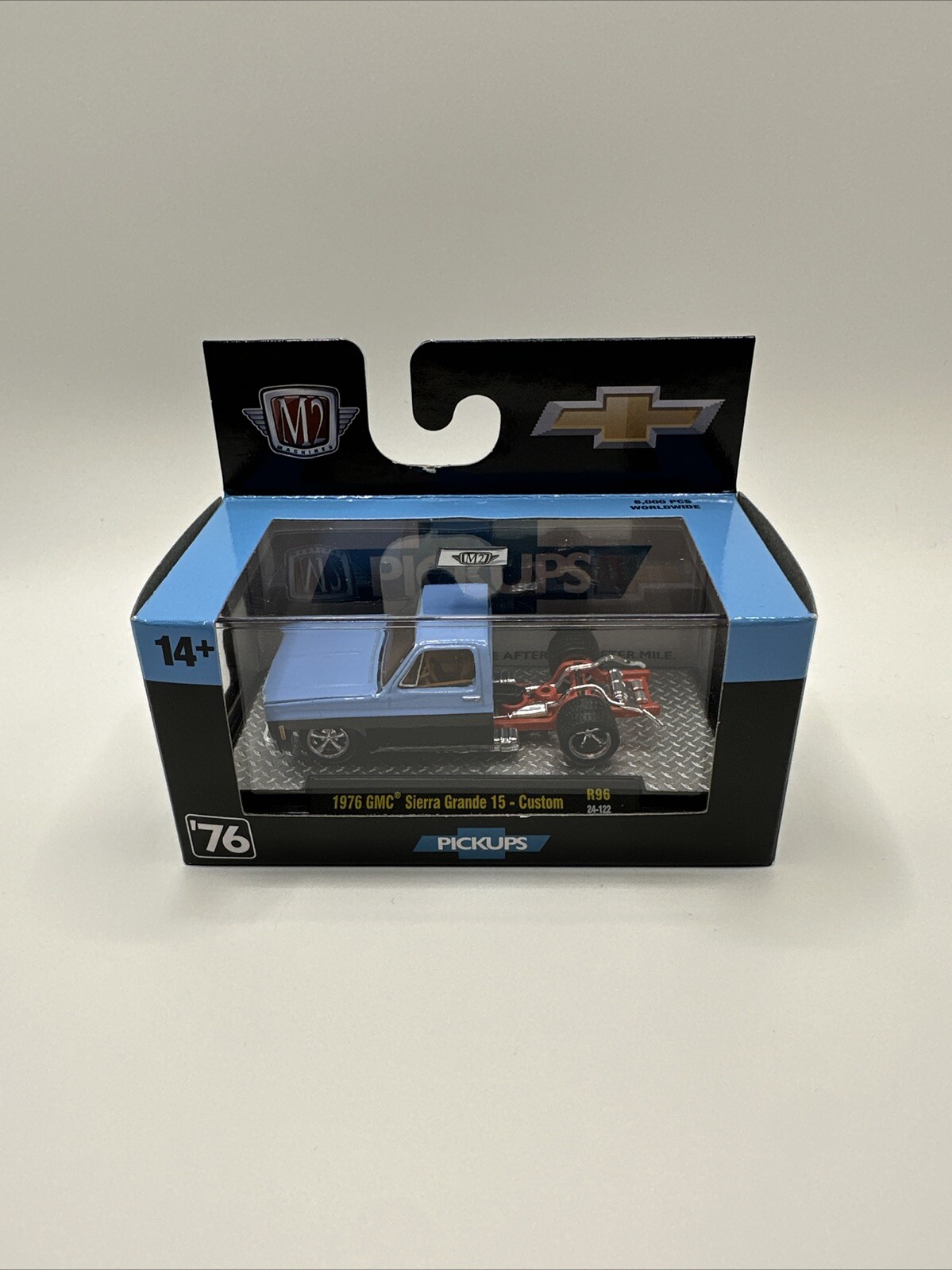 2024 M2 Machines 1976 GMC Sierra Grande 15 Custom Two-Tone Diecast Model