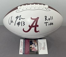 Malachi Moore SIGNED Alabama Crimson Tide Logo Football w JSA COA & Proof ~ 2024