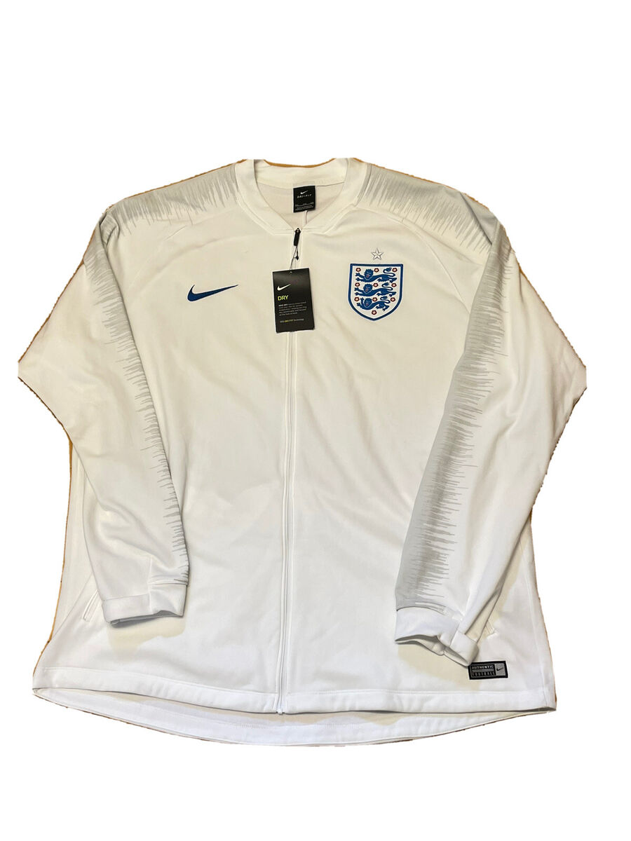 Nike England Soccer Anthem Jacket White 893588-101 Men's Nike England Soccer Anthem Jacket White 893588-101 Men's