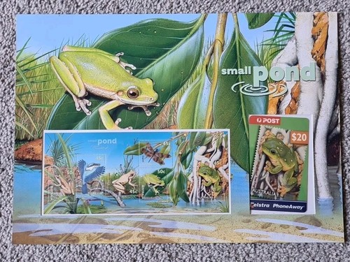 AUSTRALIA  1999 STAMP AND PHONECARD PACKS, WETLAND BIRDS, SMALL POND, SHIPS etc - Picture 2 of 7