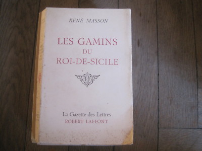 René MASSON: Die Kinder des Königs von Sizilien. E.O. N°tée