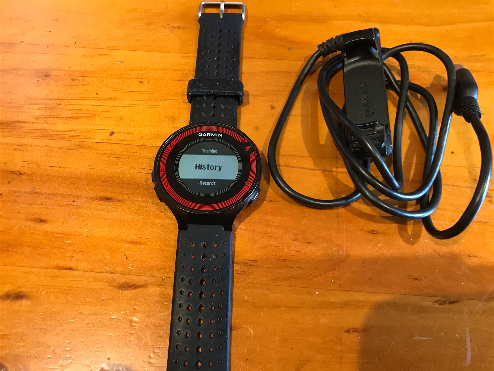 Garmin Forerunner 220 watch and charging cable eBay