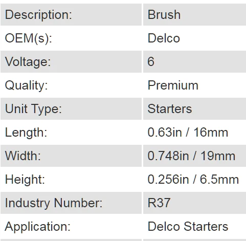 Kit de reconstrucción de reparación de arranque Chevrolet Fleetmaster 1946-1948 Delco Remy 6 voltios  Foto 2 de 2