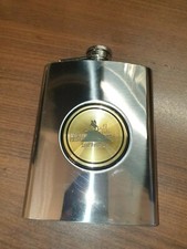 Edelstahl Flachmann mit Plakette "Saint Petersburg"Neu