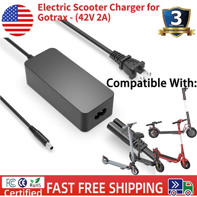 Electric Scooter Charger for Gotrax - (42V 2A)(FY0634201500 for 36V）