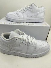 Air Jordan 1 Low Women's 6.5 Size White/White-White DV0990-111 Fast Ship