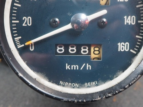 HONDA CJ250T 1975 37200-403/388-680 SPEEDOMETER 9364 - Imagen 2 de 5