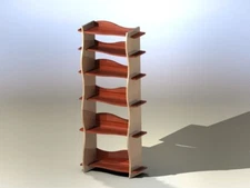 PLANS TO BUILD Your Own Wave Bookshelf or Bookcase - NO MATERIALS PROVIDED