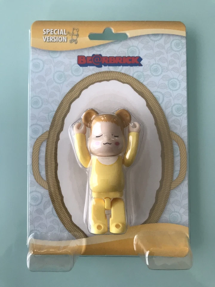 Medicom Bearbrick 2013 100 % amarillo ángel durmiente/bebé edición especial Be@rbrick Foto 3 de 4