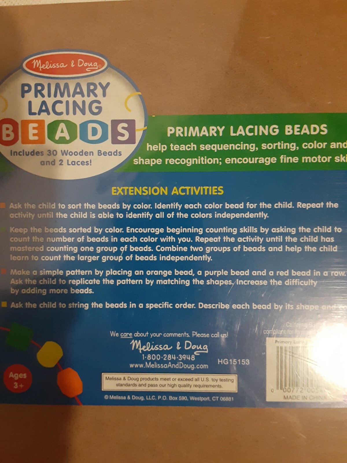melissa & doug primary lacing beads