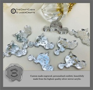 Personalised Fairytale Cinderella Carriage Wedding Confetti Mr