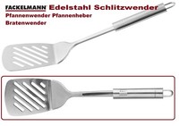 Fackelmann Edelstahl Schlitzwender Pfannenwender Pfannenheber Bratenwender