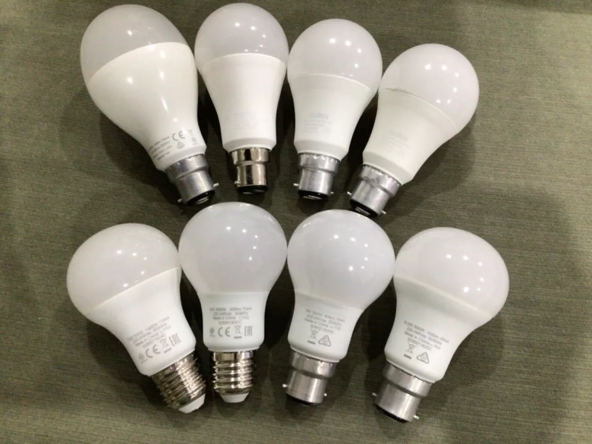 8 x LED Globes Warm White Assorted Philips Coles Mirabella 8W to 13W