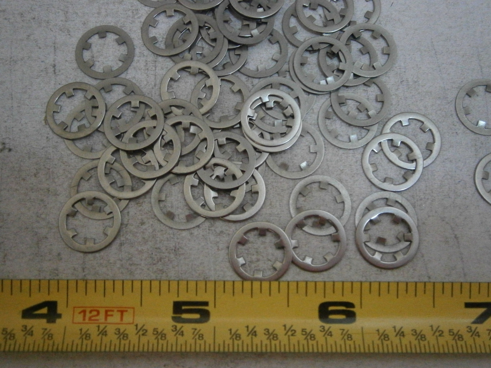 Waldes 510525S Retaining Rings External for .249" OD Shaft Lot of 55