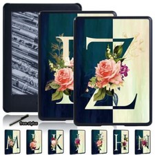26 letter Hard Protective Shell Cover Case For Amazon Kindle 8th 10th Paperwhite