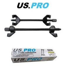 US PRO Heavy Duty Coil Spring Compressor 370mm 2pc Coil Spring Clamps 6256