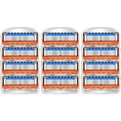 NOVABLADE 4-20 Rasierklingen für Gillette Fusion 5 ProGlide Edelstahl-Klingen Ersatzkopf