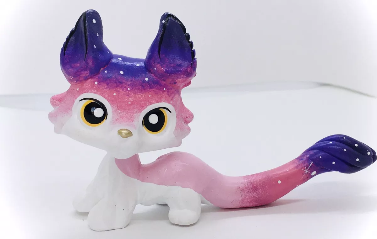 LPS Littlest Pet Shop Custom Beautiful Collie Dog Ooak Custom Hand Painted