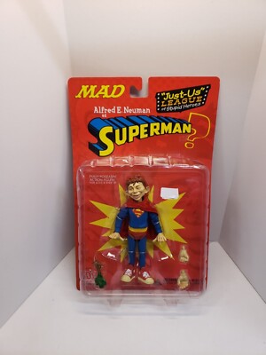 DC Direct Alfred E Neuman as Superman 6 inch Action Figure New In The Package
