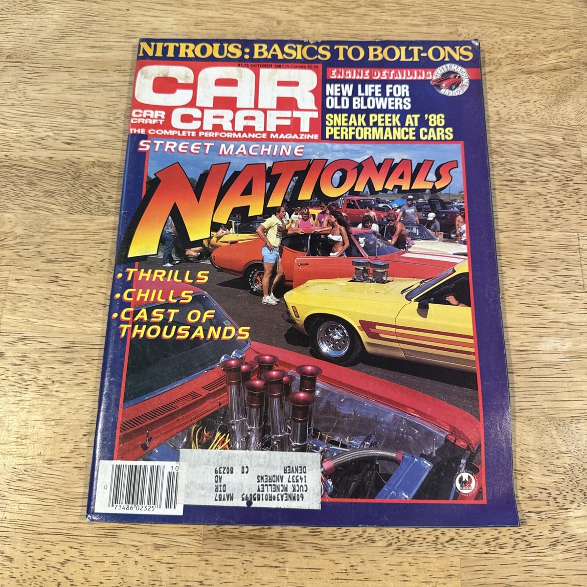 Car Craft Magazine October 1985 Classic, Street & Muscle Cars | eBay