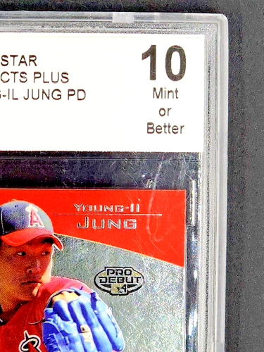 2006 Tristar Prospects Plus Pro Debut #9 Yung-Il Jung RC Rookie BCCG 10 Mint+ - Picture 5 of 11