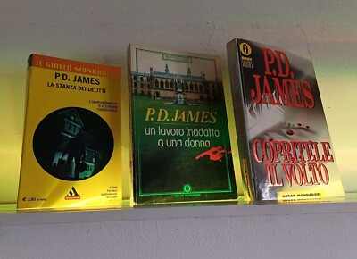 Lot 3 Bücher von P. D. James (siehe Fototitel) (#gebraucht #vintage #tracked)