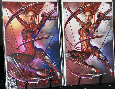 White Widow #4 Greg Horn Art Edition SET Virgin & Trade