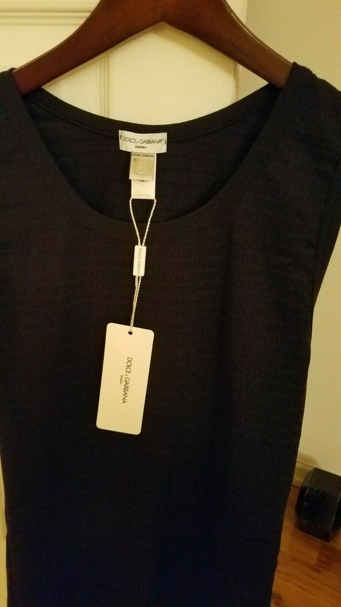 Dolce & Gabbana BLK Tank Top Size Small 38 VI Dolce Gabbana