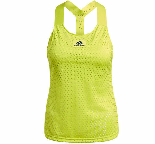 adidas Y-TANK TOP Primeblue Women's Yellow Large Tennis