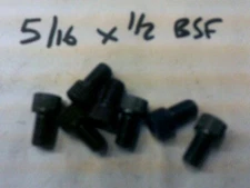 5/16" X 1/2" BSF CAP HEAD SOCKET / ALLEN SCREWS   UNBRAKO  X 7