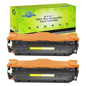 2 Paquete Amarillo CE412A 305A Tóner para HP LaserJet Pro 400 Color Mfp  M475dn M475dw | eBay