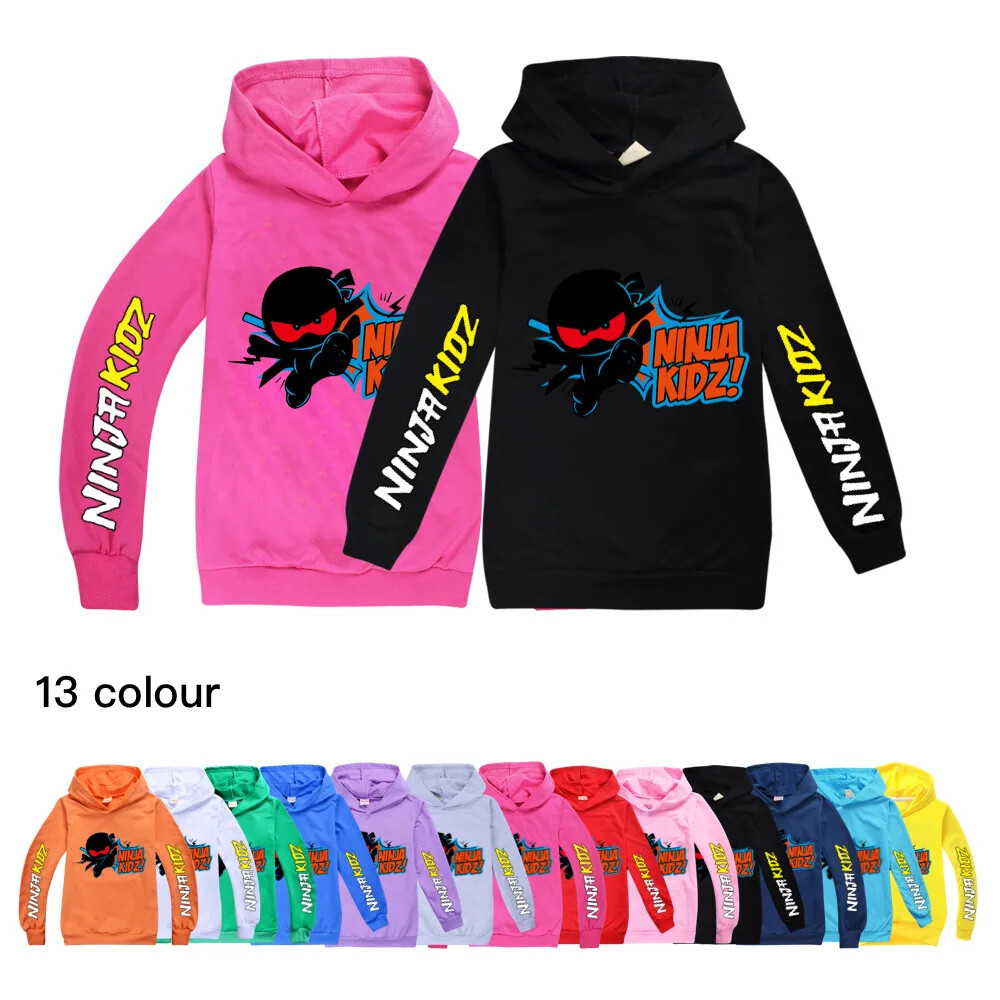 Ninja Kidz Kids Clothes Hooded Sweater Streetwear Sweatshirt