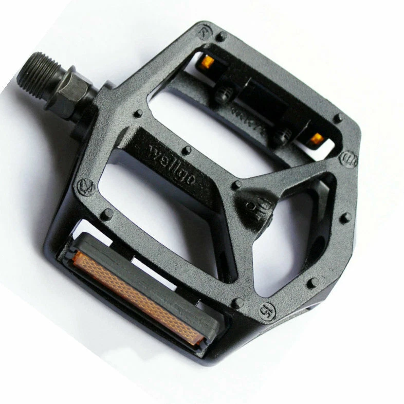Pedal de ciclismo Wellgo B249 aleación de aluminio ligero negro DU rodamiento pedales MTB Foto 2 de 4