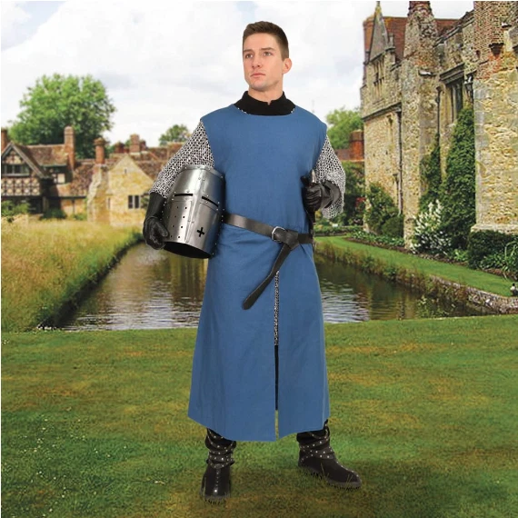 New Knight Tunic Surcoat Medieval Clothing Men Cosplay Renaissance Costume LARP - Image 3 of 4