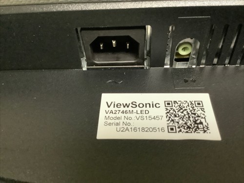 Viewsonic VA2746M-LED LCD Display 27" | Model VS15457 | No Power Adapter - Picture 3 of 8