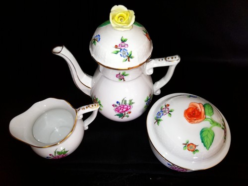 Herend Coffee Serving Set ETON pattern - Picture 2 of 7