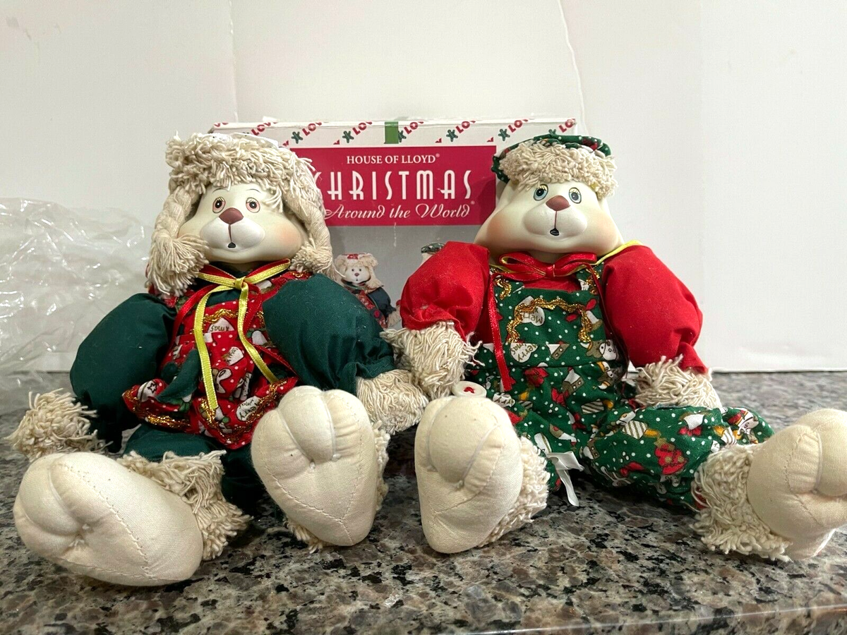 House of Lloyd Christmas Around The World Hip Hop Bunny Dolls #542064  1996