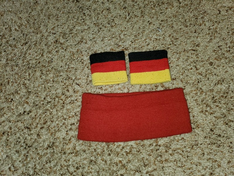 Germany Olympic color wristbands + headband 