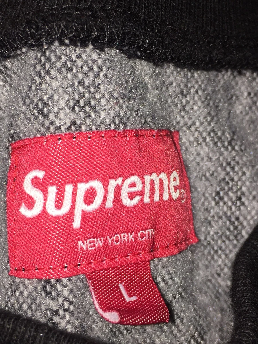 Supreme Vertical Striped Pique Crewneck Fw17 | eBay