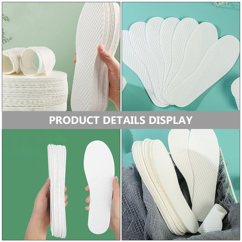 10 Pares e Plantilla Transpirable Zapato de Viaje Suelas Internas Inserciones Delgadas - Imagen 12 de 12