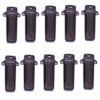 Lot De 10 Clips Ceinture Pour Talkie-walkie Kenwood (TK-3107, 2107, Etc.) - Réf. KBH-8 - Neuf