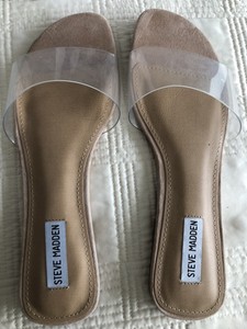 steve madden bev clear sandal