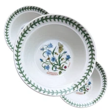 Portmeirion, Harebell, Campanula Rotundifolia, Bowl Botanic Garden Harmony Set/3