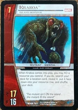Upper Deck Marvel Vs. System Krakoa - Island Monser MXM-187