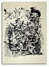 Cecily Brown (b. 1969) Art Print Card - Study After An Election by Wm. Hogarth