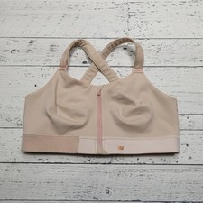 Shefit Sports Bra Womens Zip Front Crossback Adjustable High Impact Support