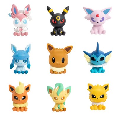 Pokemon x Funism Palmsize Wonders Eeveelutions Figures - Complete