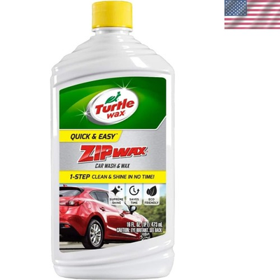 #ad Turtle Wax T 75A Zip Wax Car Wash amp; Wax 16 Fl Oz Biodegradable Shine $15.99
