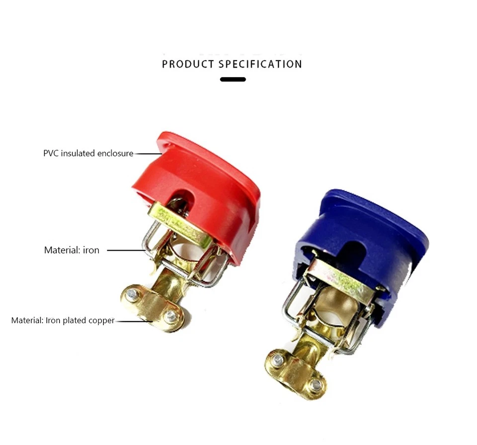 Conector de liberación rápida negativo positivo terminal de batería de coche 4X para barco automático Foto 3 de 4