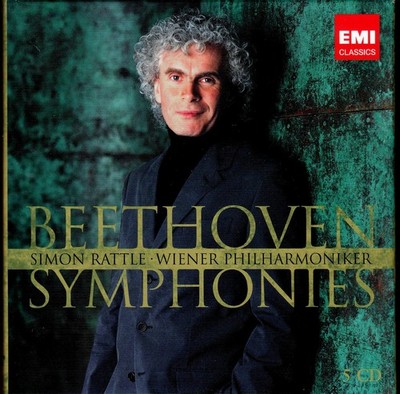 BEETHOVEN: SYMPHONIES   5-CD-BOX m. SIR SIMON RATTLE, BARBARA BONNEY, THOMAS HAM